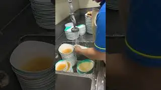 My daily dishwashing job in Thailand. Part MM969