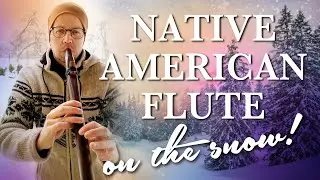 Christmas Native American Flute On The Snow. A beautiful and soothing melody with birds singing