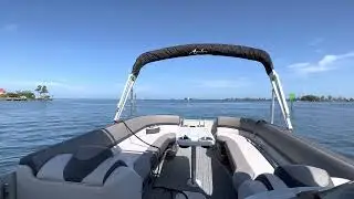 Boating the canals of Hernando Beach Florida: Out Hernando Beach Channel