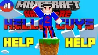 MINECRAFT FIRST DAY IN ONEBLOCK HARDCORE SERIES EPISODE #1 🤩