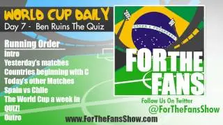 ForTheFans Podcast: World Cup Day 7 w/DdotShifty