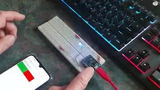ESP8266 Control an LED on and Off via browser from a PC or a Smart Phone