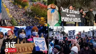 ICE Agents vs Protesters LIVE: Minneapolis Clashes After ICE Agent Kills Woman | US News | Anti-ICE