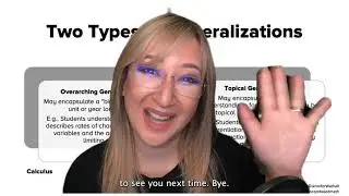 130. Overarching and topical generalisations