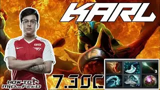 T1.KARL - BATRIDER | How to win midlane againts TA | FULL GAMEPLAY [DOTA 2] 7.30c