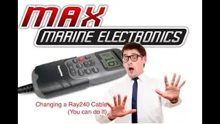 How to Replace a Raymarine Ray240 Mic Cable