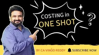 CA Inter Costing | Ch-10| Formula : Fixed Overhead Cost Variance | By CA Vinod Reddy