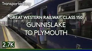 (First Great Western - Class 150) Full journey with GWR from Gunnislake to Plymouth