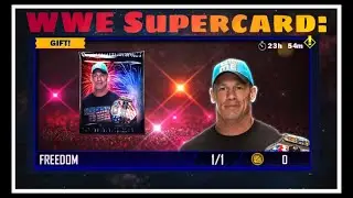 WWE SuperCard: 4th July Free John Cena pack!!! (US Title pro!)