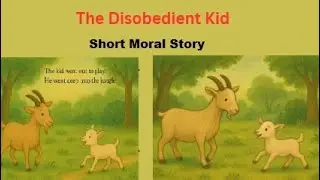 The Disobedient Kid | English Moral Story for Children | Obey Your Parents | Short Story with Lesson