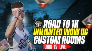 PUBG MOBILE UNLIMITED WOW UC CUSTOM ROOM RP GIVEAWAY | UBBI IS LIVE |