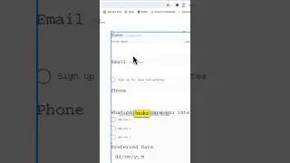 Add Highlight to Contact Form on Squarespace
