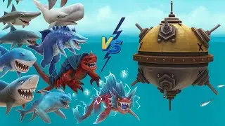 Sharks vs Mines! 💣 Who Will Survive? | Hungry Shark Evolution
