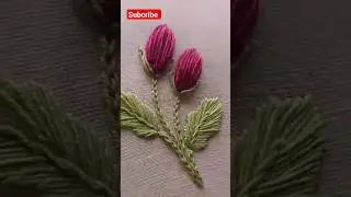 How to make 🧷 sefty pin embroidery flower सेफ्टी पिन से बनाएं सुन्दर फूल 😍#embroidery #handmade