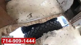 Tire Blowout Damage Repair in Orange County CA