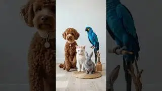 Kiko Tilts His Head &mdash; Squad Vibes 🐾🦜🐶🐱🐰 #cuteanimals #shorts #animals #funny