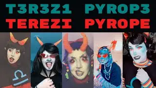 Terezi Pyrope ⚖️ Homestuck Cosplay Tiktok Compilation