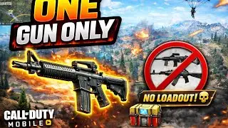 I Tried Winning CODM Battle Royale With ONLY ONE GUN&hellip;