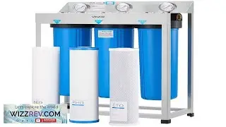 VEVOR Whole House Water Filter System 3 Stage Sediment PHO CTO