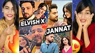 Elvish &times; Jannat Cutest Moments 😍 | Beautiful Chemistry Reaction l Janvish