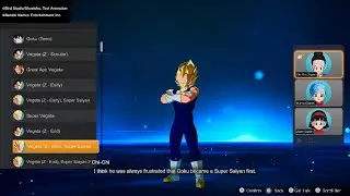 DRAGON BALL: Sparking! ZERO - Girl Talk - Vegeta