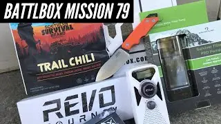 BattlBox Mission 79 UNBOXING: Revo Knives, Survival Water filter, Emergency Radio + More