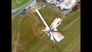 The end of the wind farm Neuruppin/Stöffin, demolition of Südwind S46/600 wind turbines part 2
