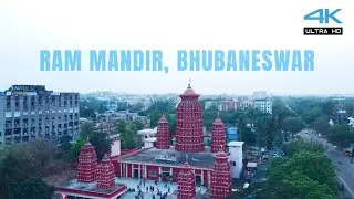 Ram Mandir Bhubaneswar | 4K Drone View | Bhubaneswar