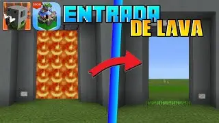 Como hacer una entrada secreta de LAVA para Mastercraft y Craftsman| trucos para mastercraft