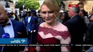 Hellen Zille arrives for #SONA2018