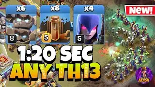 TH13 Meteor Golem Witch Attack Strategy !! Th13 Attack Strategy (Clash of Clans)