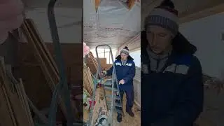 Продолжаем заниматься баней. Веранда #дача #баня #семья #стройка #влог 