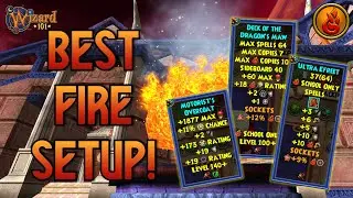 Wizard101: MAX FIRE PvP (140): The BEST Fire Setup!