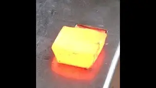 Forging a simple anvil hardy step / saddle