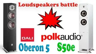 Dali Oberon 5 vs Polk Audio s50e