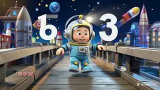 Moon Cow Space Song for Kids 🚀🌙 | Fun Action Song | Blast Off & Dance | Nursery Rhymes