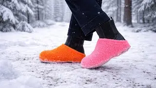 Just put them OVER your shoes! It could save your life this Winter
