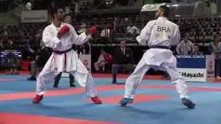 Douglas BROSE of Brazil vs Aykut KAYA of Turkey - 2014 World Karate Championships