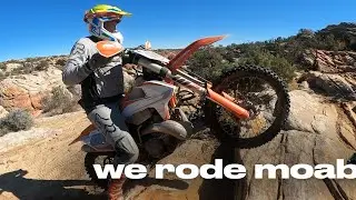 a crash course in riding rocks | dirt biking moab utah