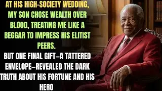 MY SON TREATED ME LIKE A STRANGER AT HIS LUXURY WEDDING UNTIL HE OPENED MY GIFT