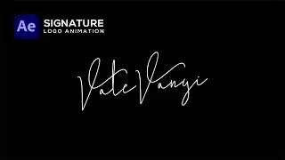 Signature Logo Animation | After Effect