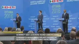 2016 North American Leaders&rsquo; Summit &ndash; Trilateral News Conference