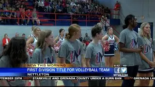 Nettleton High School volleyball team celebrated its first-ever division title in school history