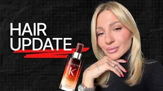 ΤΑ ΑΓΑΠΗΜΕΝΑ ΜΟΥ SERUMS ΜΑΛΛΙΩΝ ΤΗΣ KERASTASE/ HAIR UPDATE || GIO DREVELI