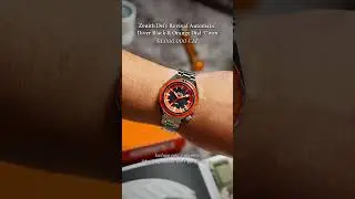 Zenith Defy Revival Automatic Diver Black & Orange Dial 37mm