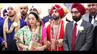 SIKH WEDDING HIGHLIGHT VAN KIRK GURDWARA BRAMPTON  | KAMNEEV & NIMRAT