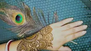 Stylish mehndi design ।  Black hand mehndi design  ।  Easy mehndi  । Beautiful Mehndi ।