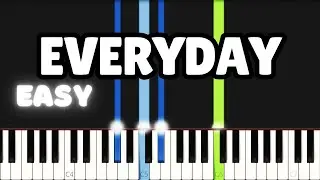 Moses Bliss - Everyday | EASY PIANO TUTORIAL BY Extreme Midi