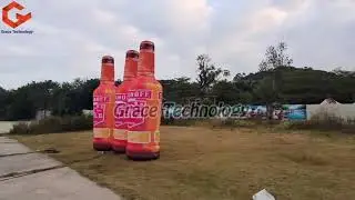 Giant Inflatable Wine Bottle Champagne Bottle Beer Bottle Replicas for Advertising