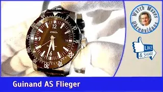 Moderne Fliegeruhr mit besonderem Werk: Guinand AS Flieger